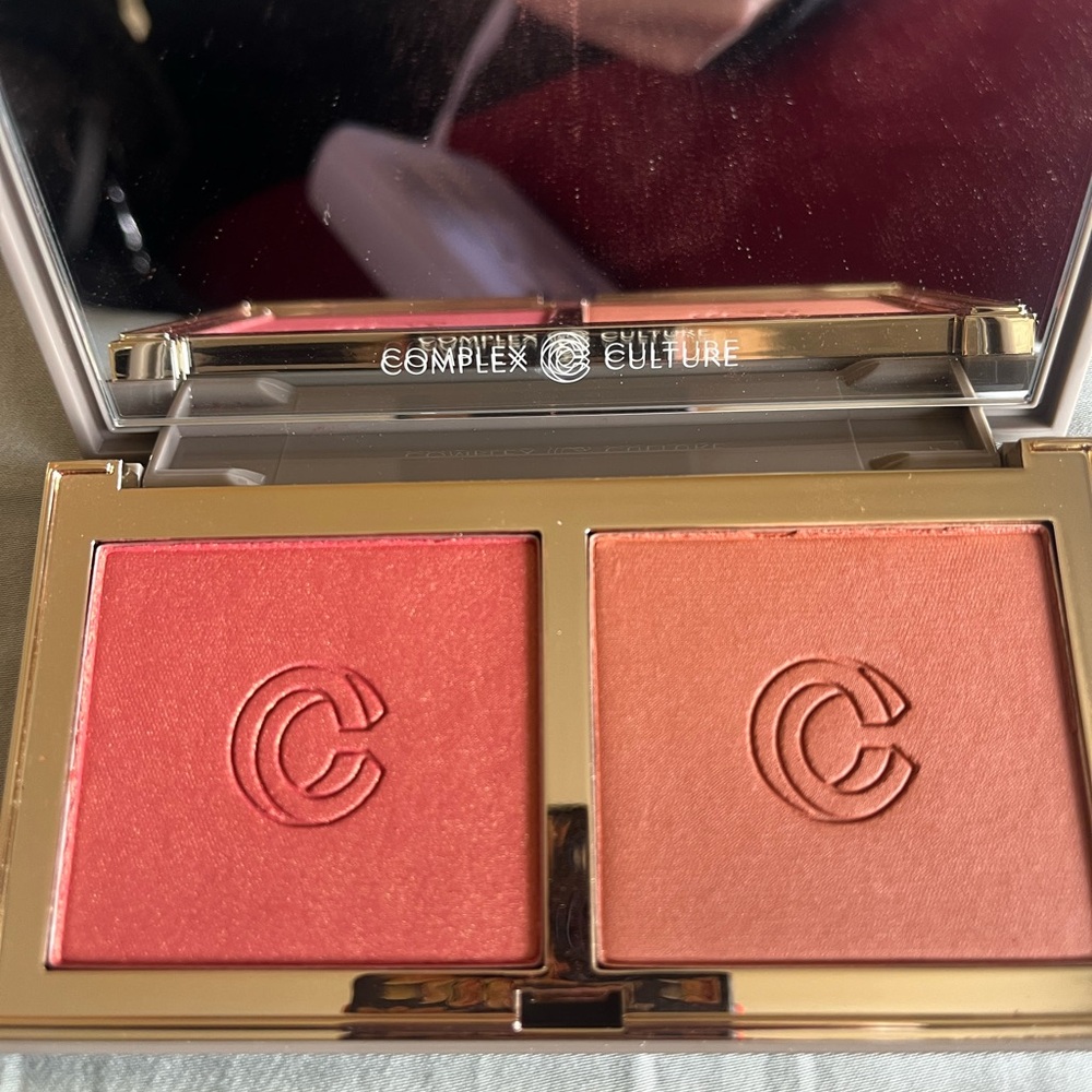 Complex Culture Blush Duo in spiced up and be content. New in box- vegan